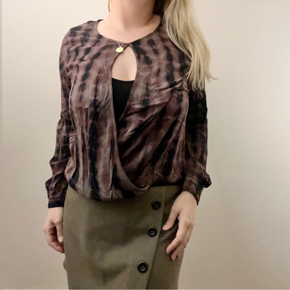 Young Fabulous & Broke Tie Dye Surplice Blouse - Picture 6 of 11